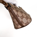 Gucci GG Supreme Boat Bag Brown