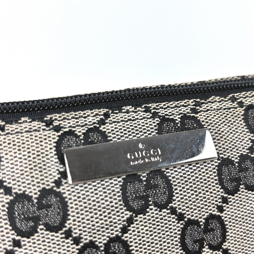 Gucci Boat Bag Beige Black