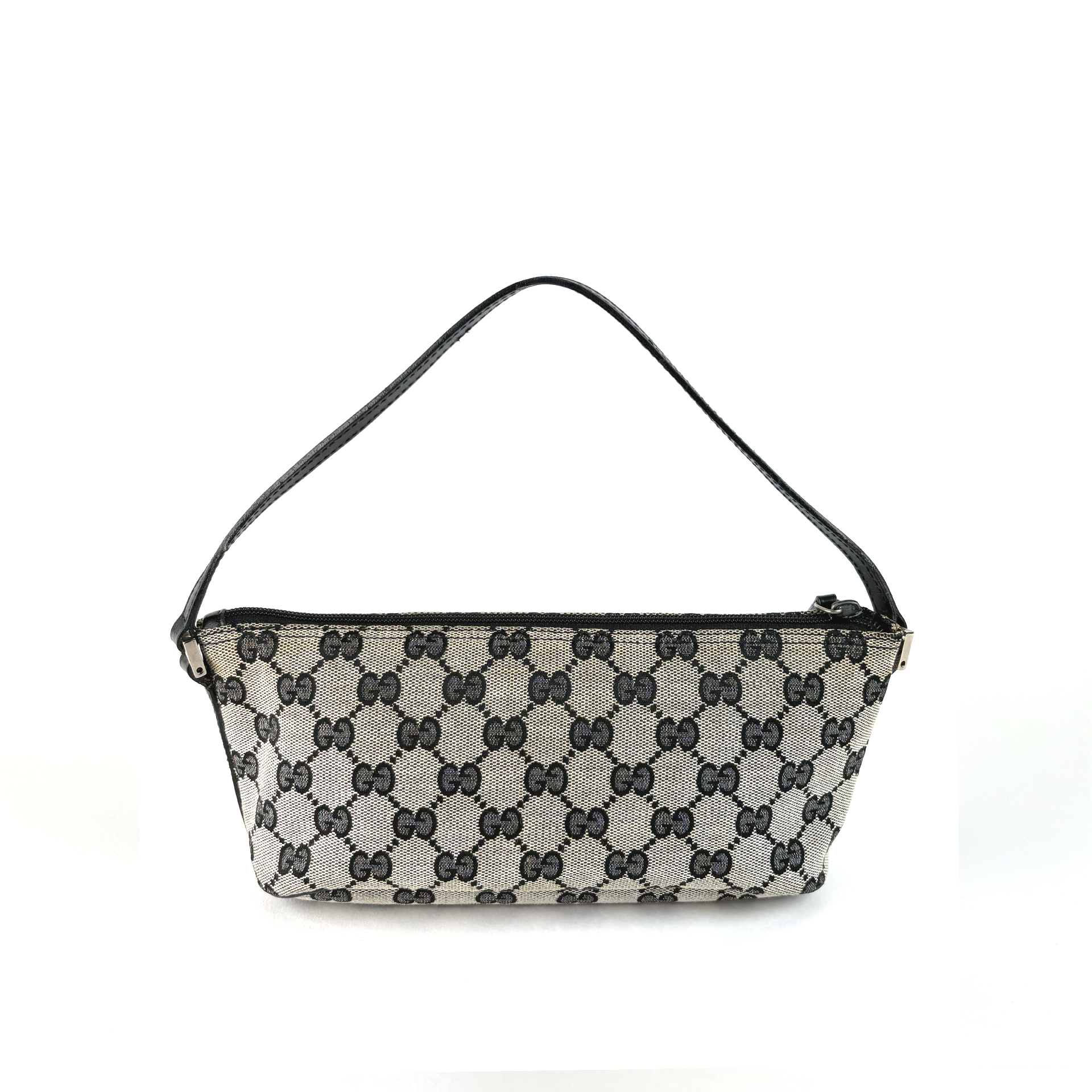 Gucci Boat Bag Beige Black
