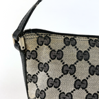 Gucci Boat Bag Beige Black