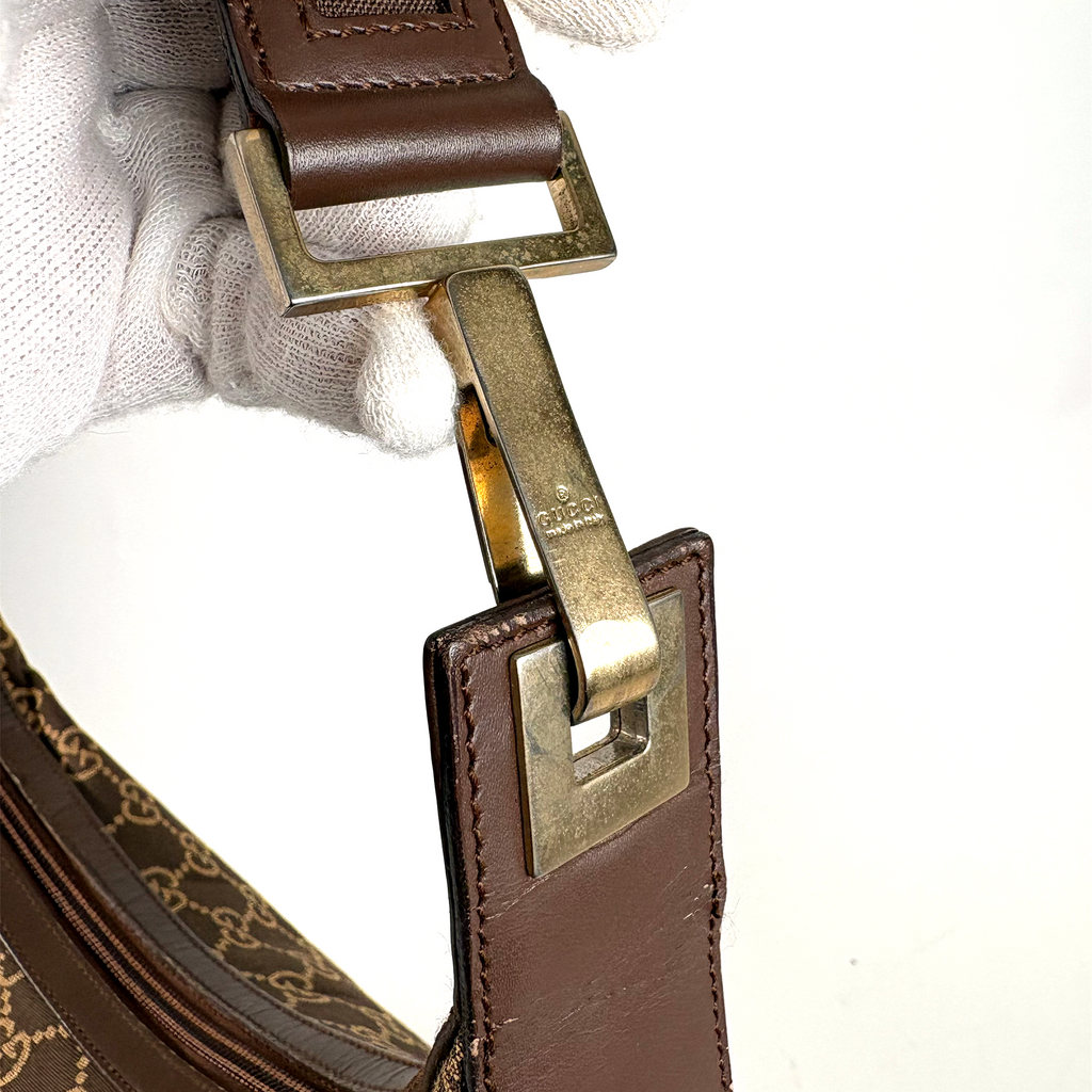 Gucci GG Clasp Camel Brown