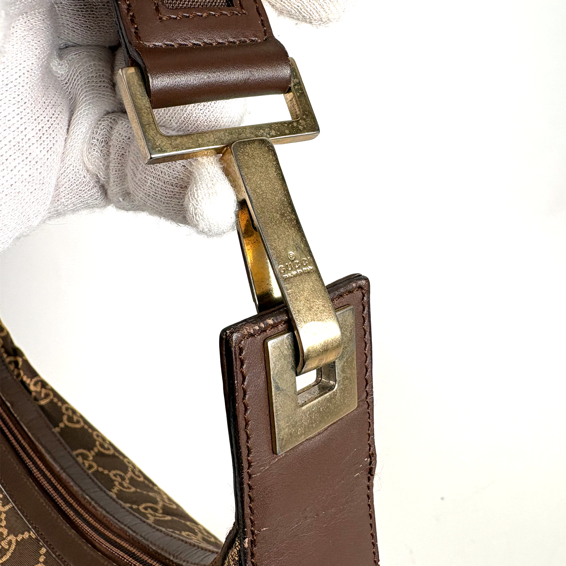 Gucci GG Clasp Camel Brown