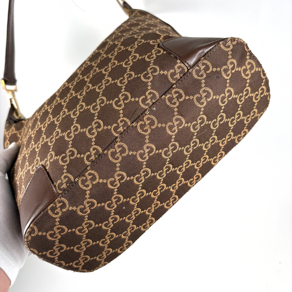 Gucci GG Clasp Camel Brown