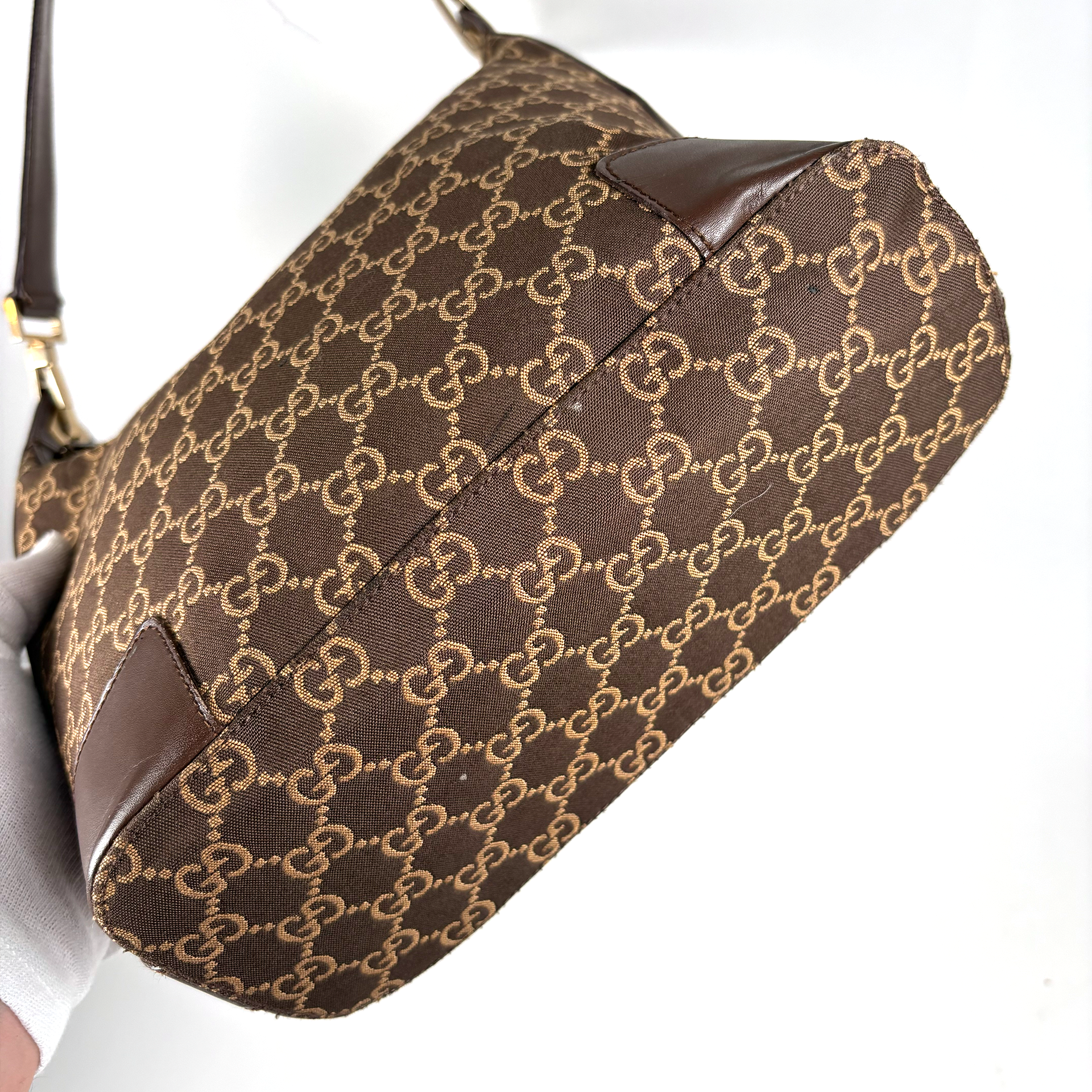 Gucci GG Clasp Camel Brown