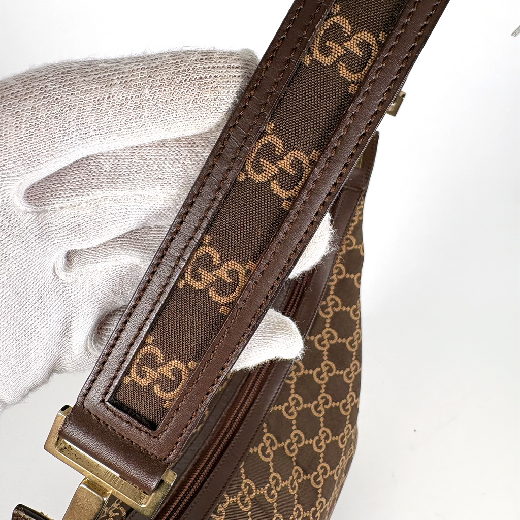 Gucci GG Clasp Camel Brown