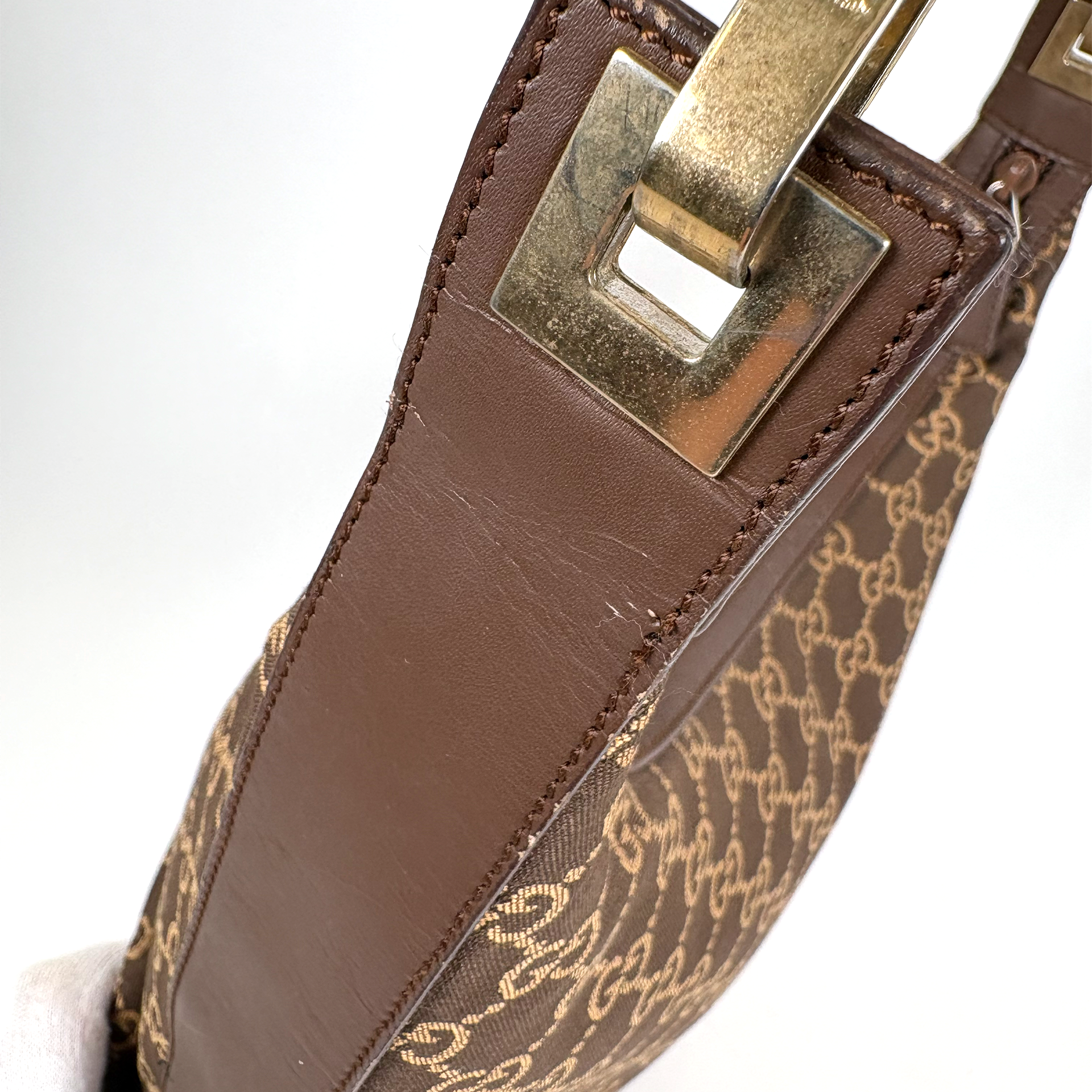 Gucci GG Clasp Camel Brown