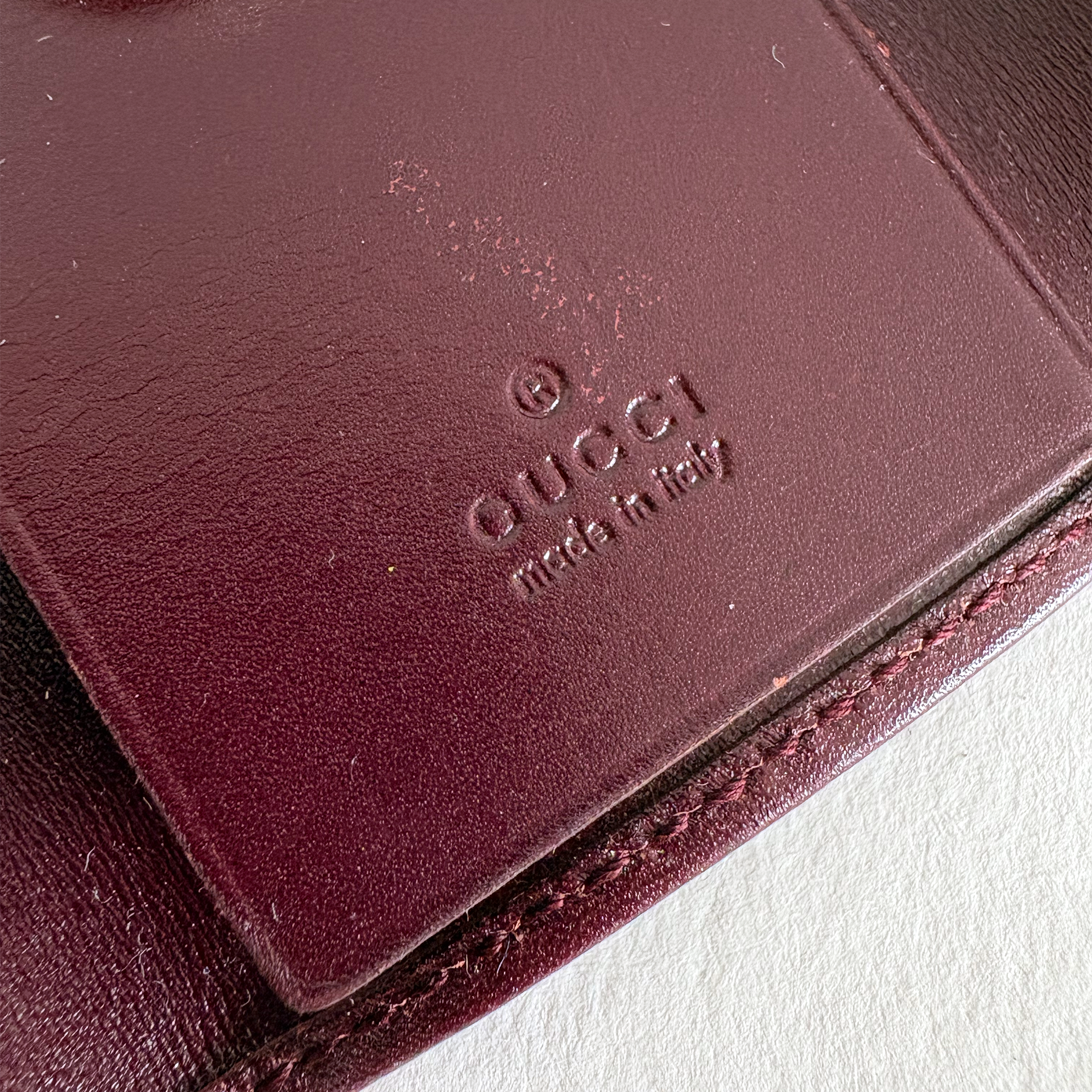 Gucci key Holder Wine Red