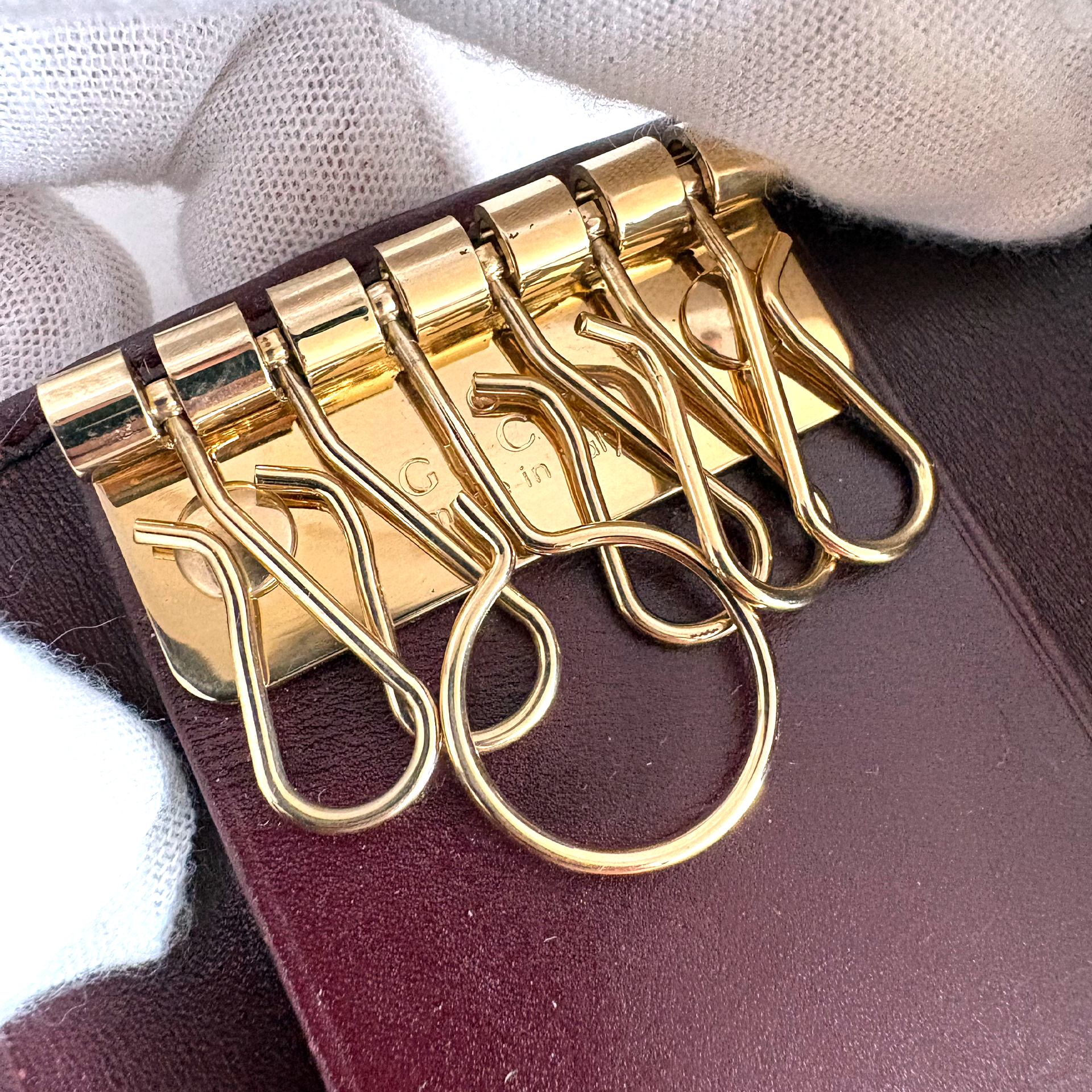 Gucci key Holder Wine Red