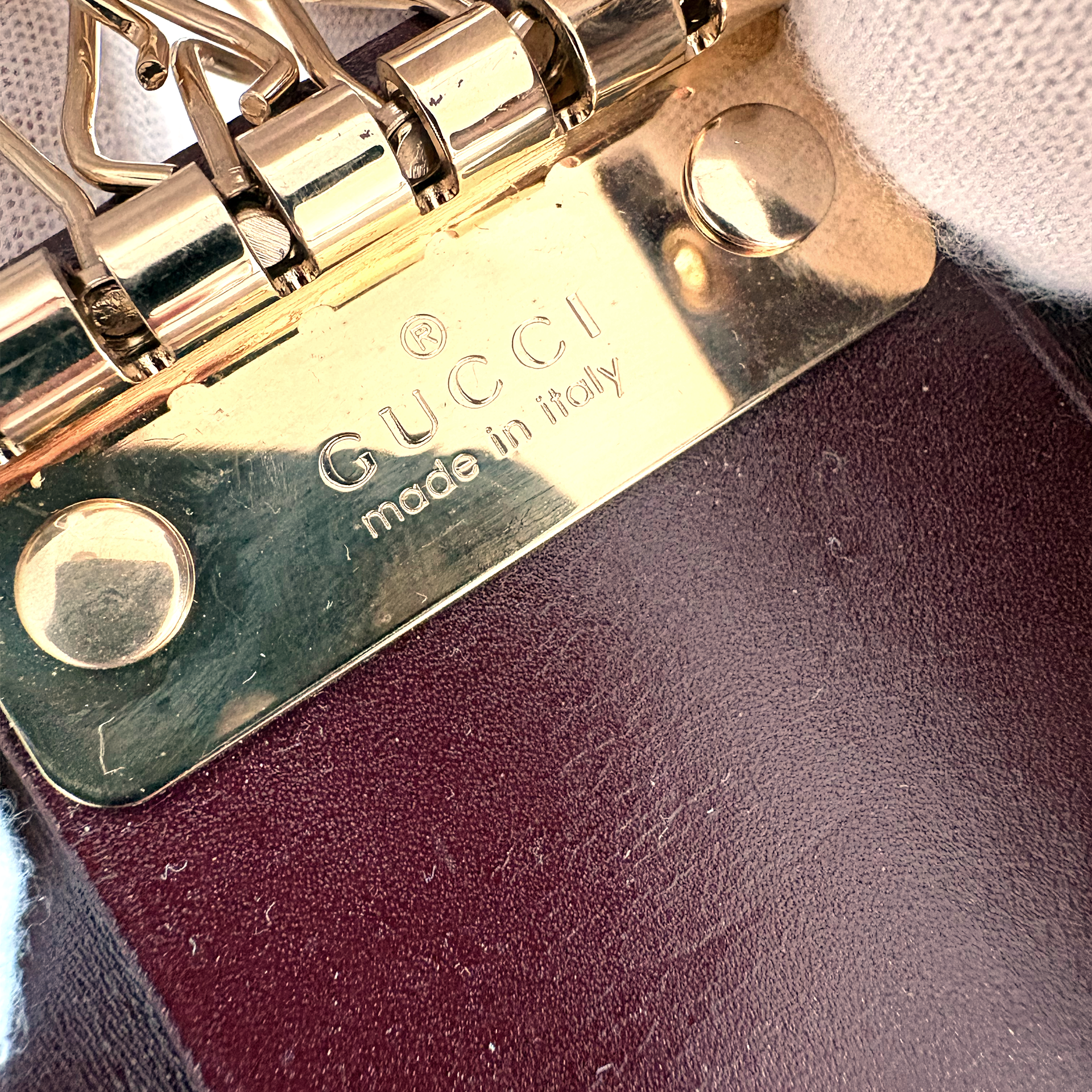 Gucci key Holder Wine Red