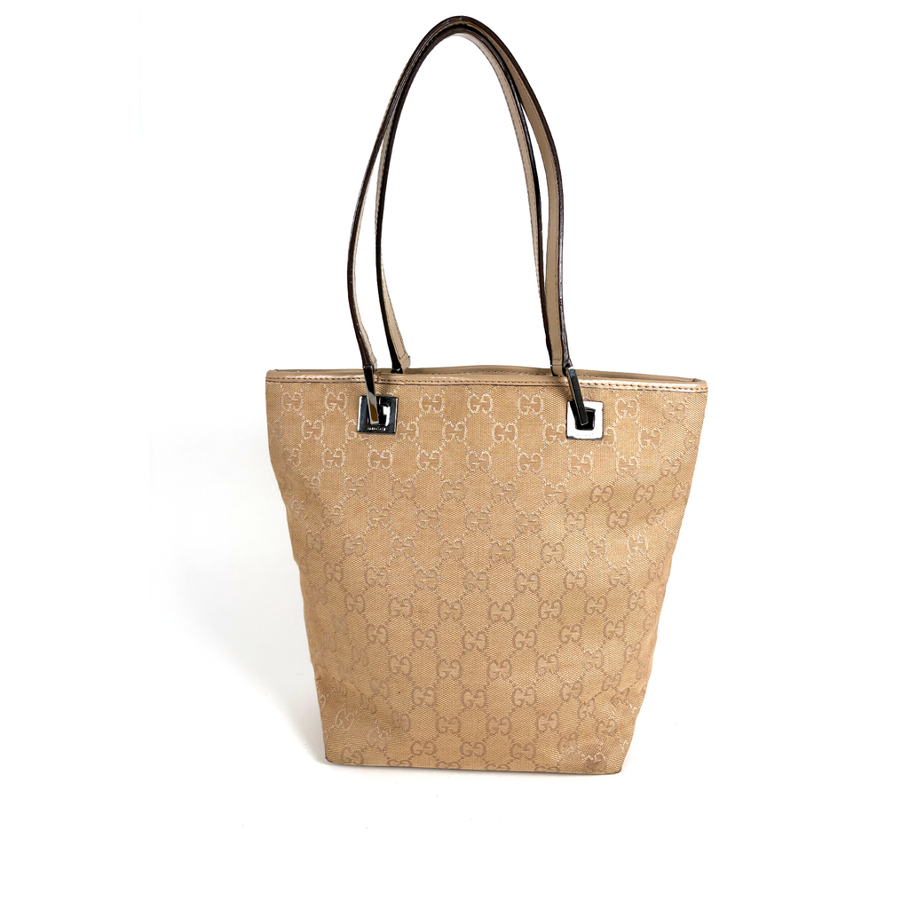 Gucci GG Mini Bucket Bag Beige