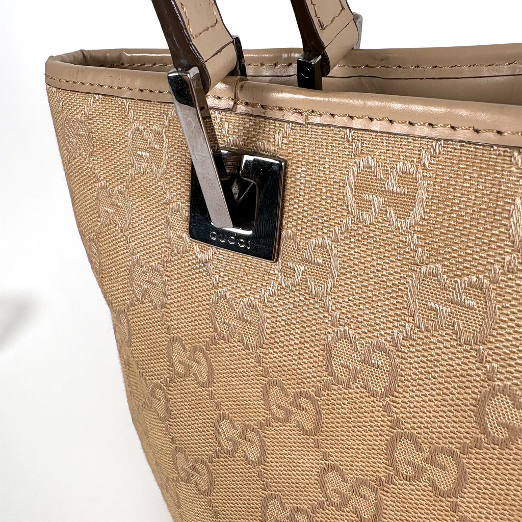 Gucci GG Mini Bucket Bag Beige