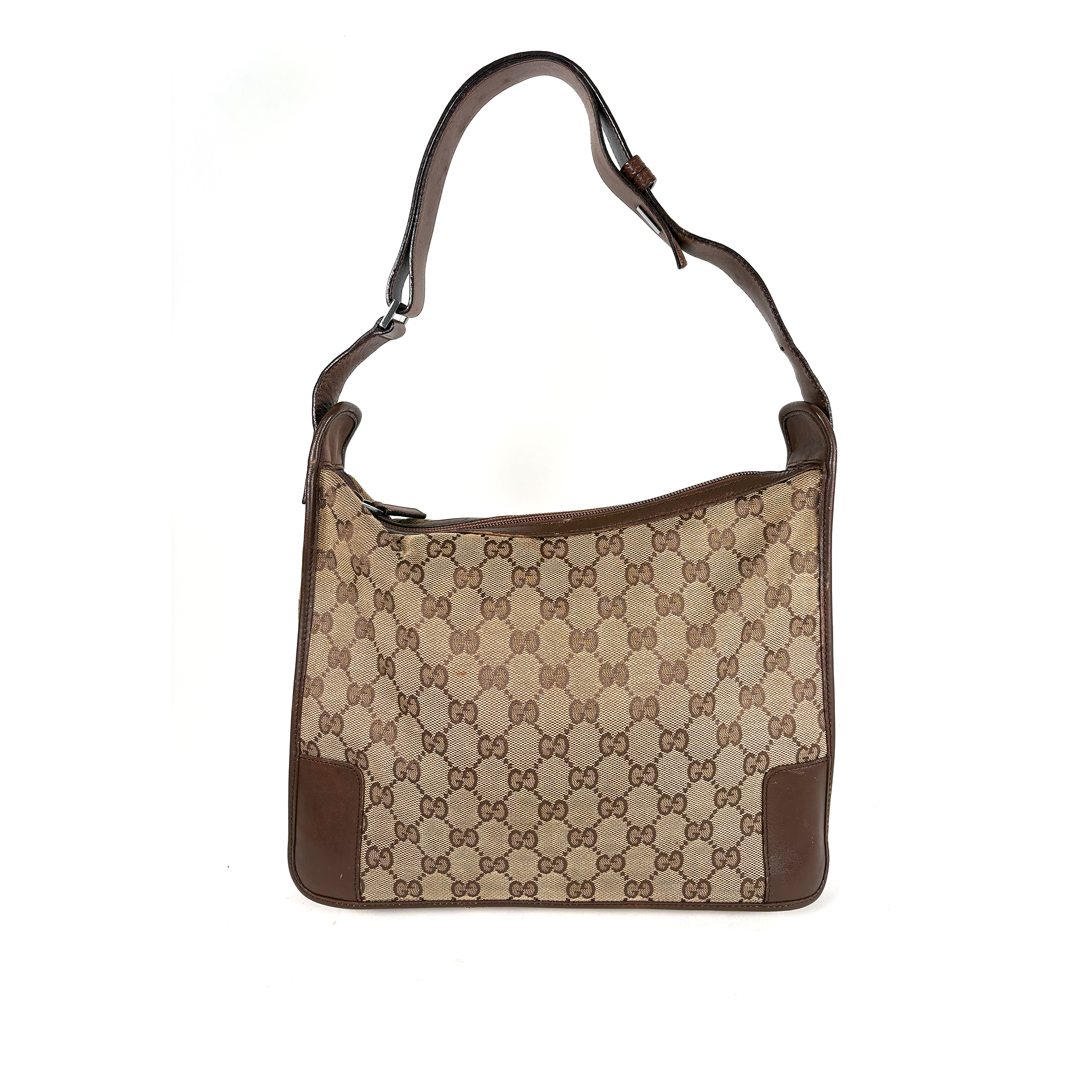 Gucci GG Canvas Shoulder bag Brown