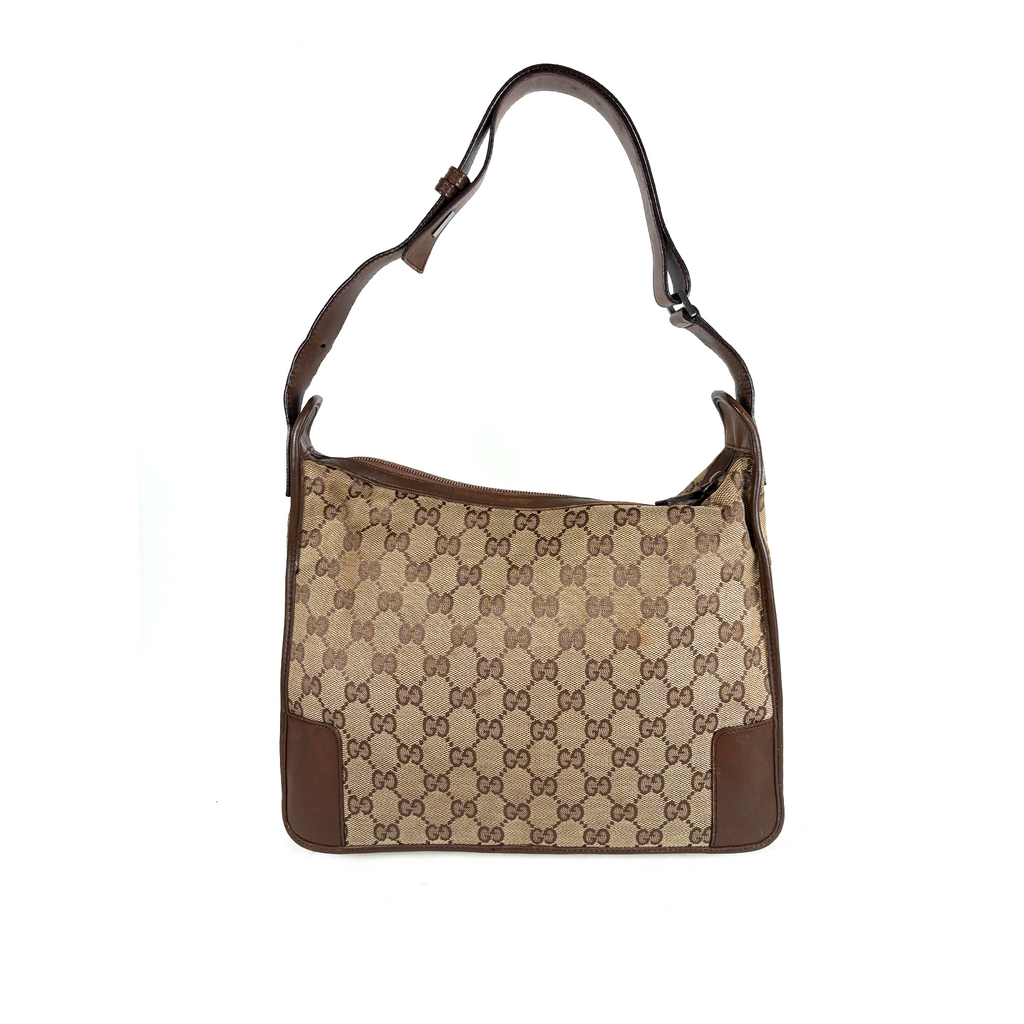 Gucci GG Canvas Shoulder bag Brown