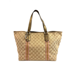 Gucci Beige GG Canvas Jolicoeur Tote
