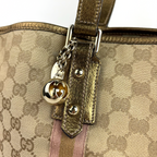 Gucci Beige GG Canvas Jolicoeur Tote