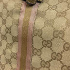 Gucci Beige GG Canvas Jolicoeur Tote