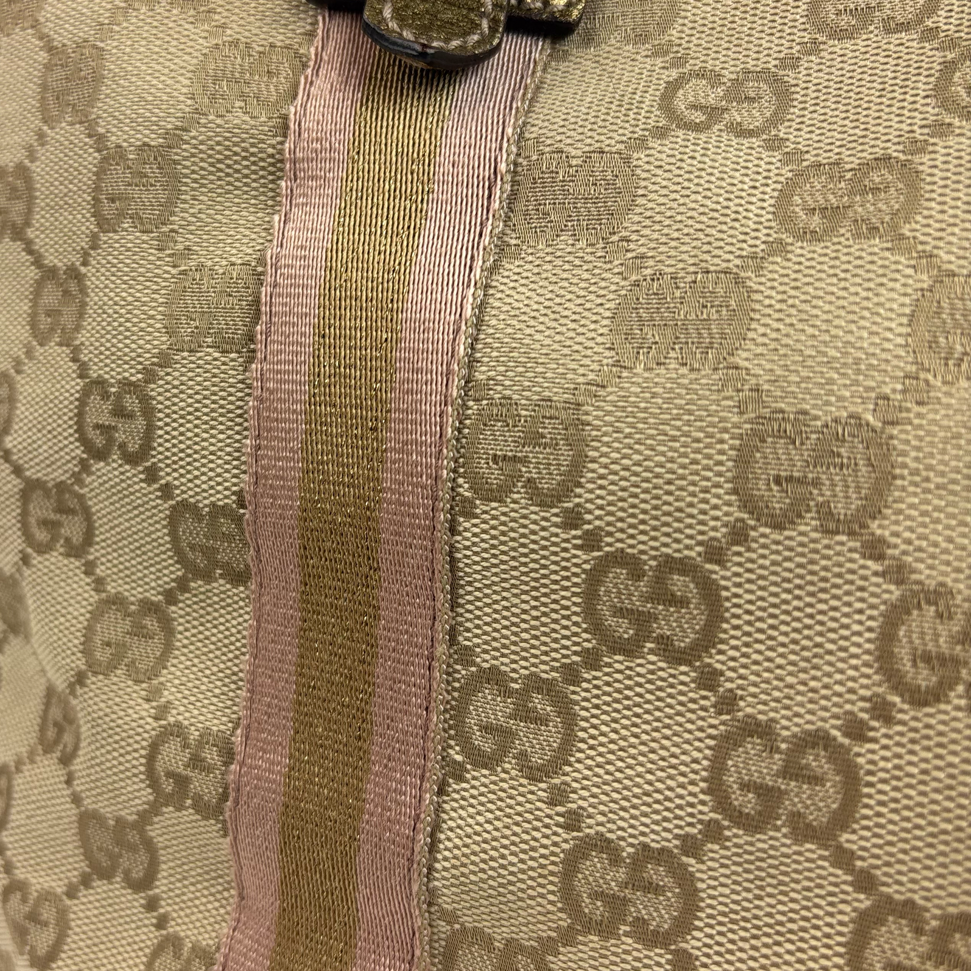 Gucci Beige GG Canvas Jolicoeur Tote