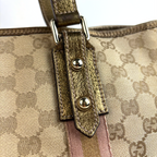 Gucci Beige GG Canvas Jolicoeur Tote