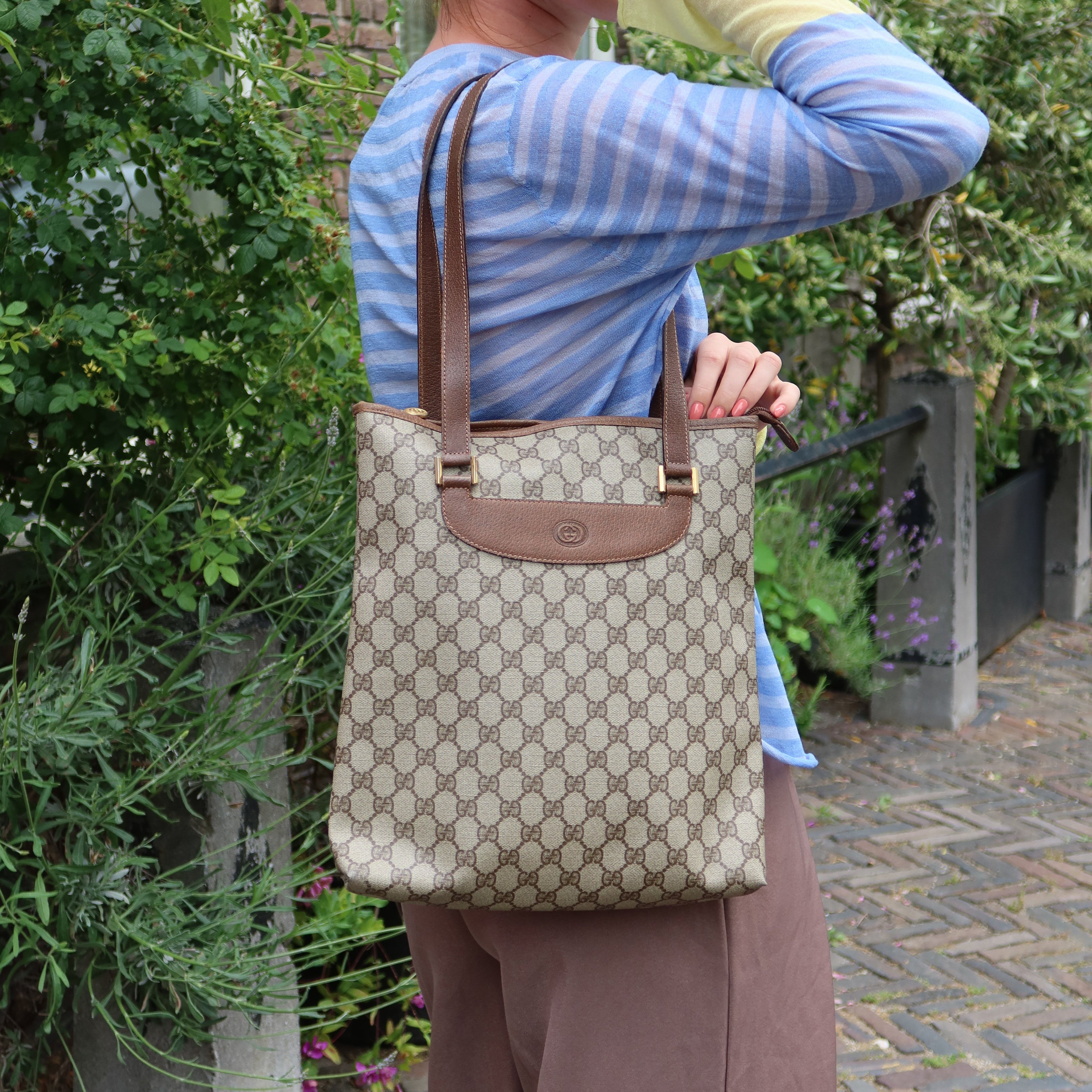 Gucci GG PVC Tote Bag
