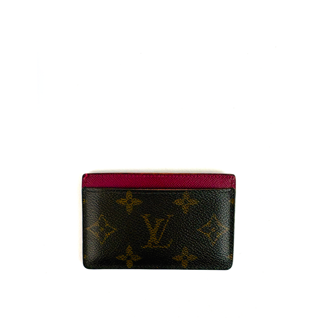 Louis Vuitton Monogram Fuchsia Pink Card Holder