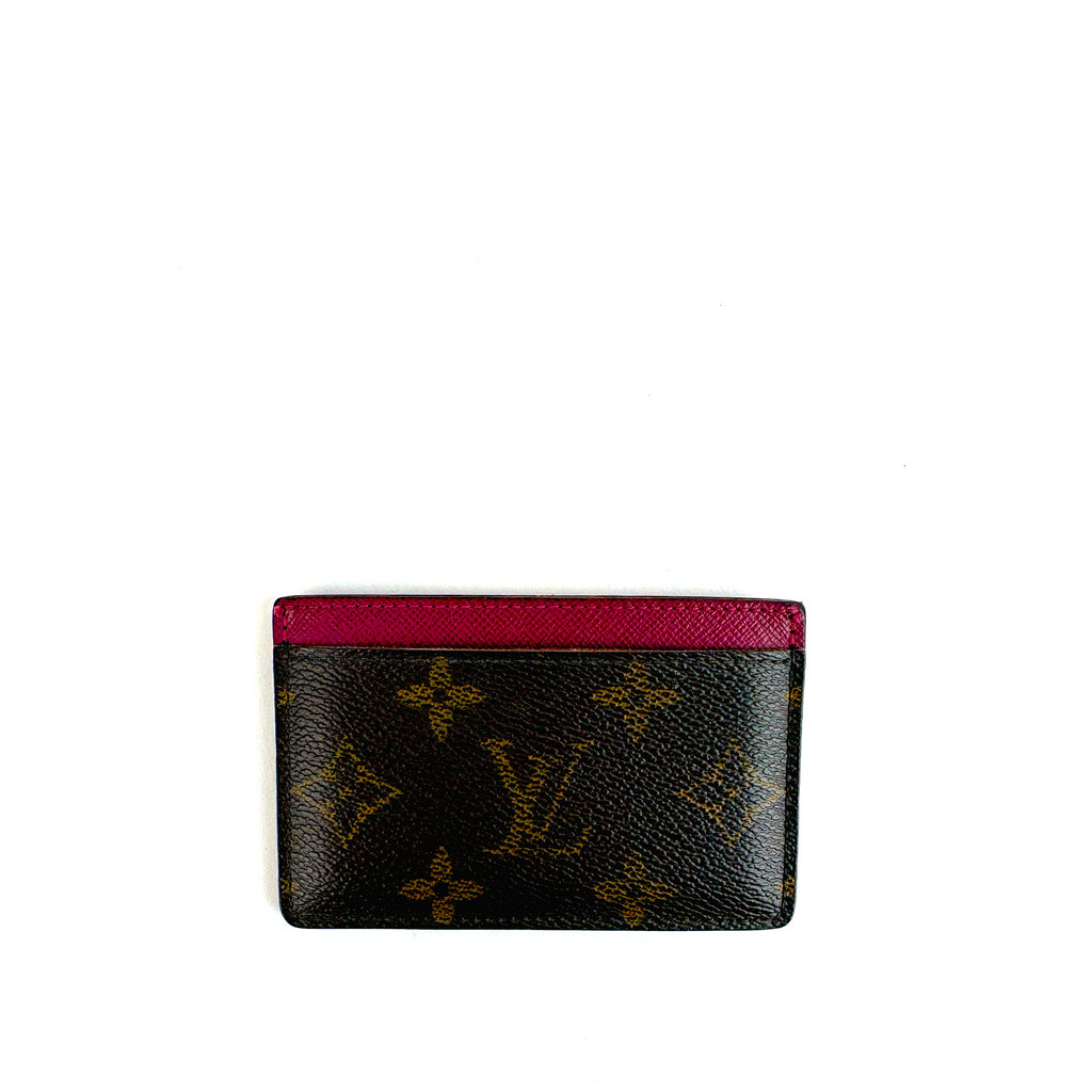 Louis Vuitton Monogram Fuchsia Pink Card Holder