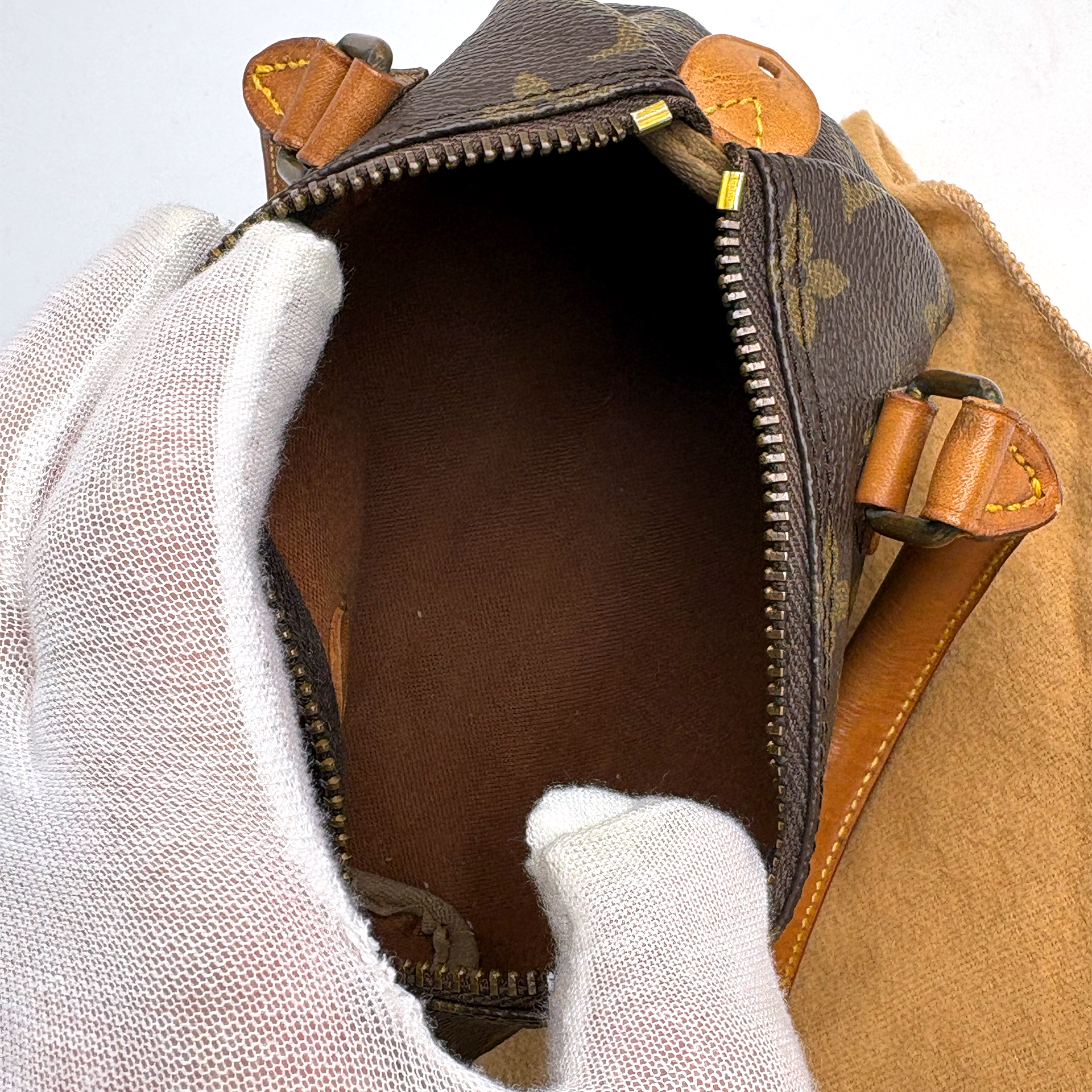 Louis Vuitton Nano Speedy Mini HL Cloth Handbag