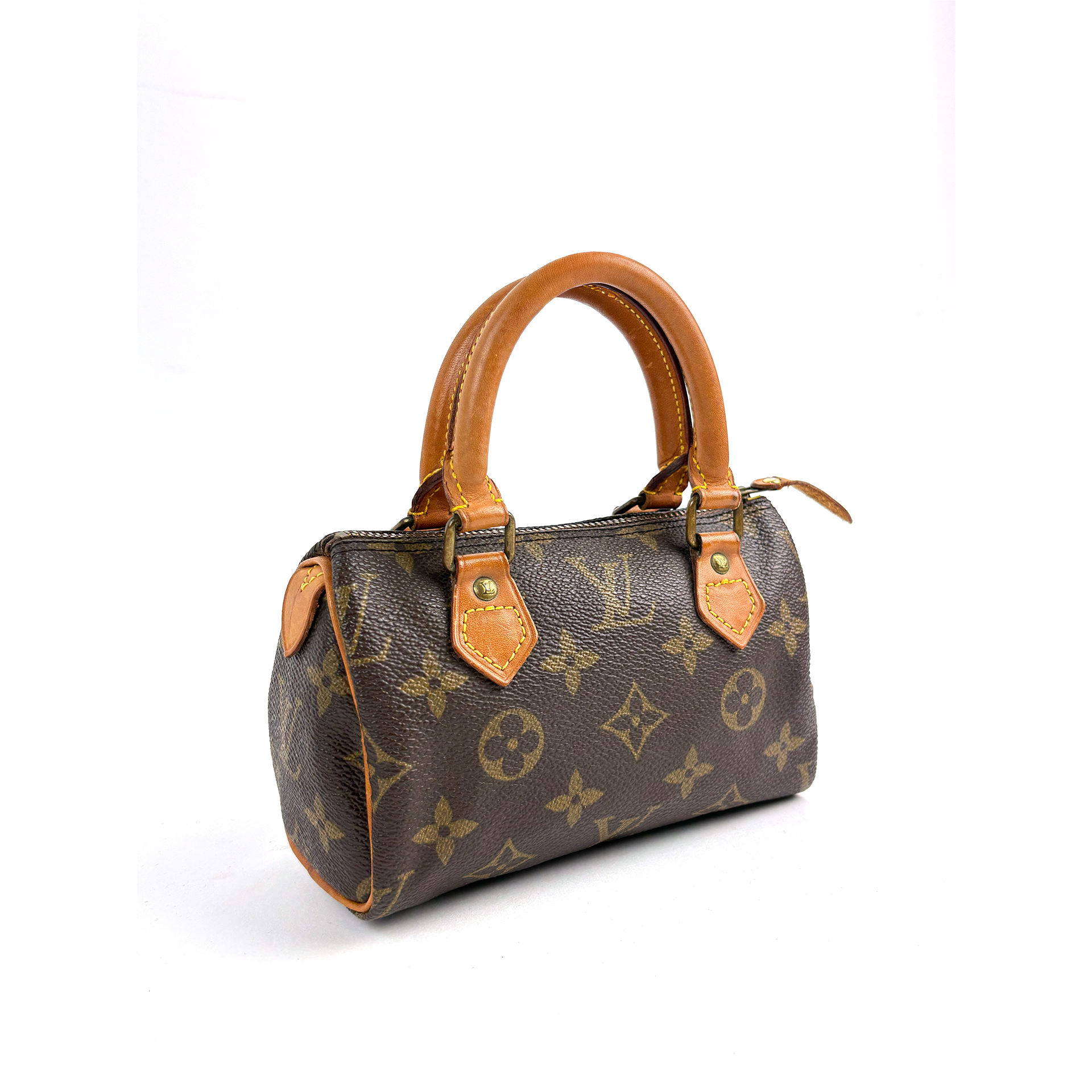 Louis Vuitton Nano Speedy Mini HL Cloth Handbag
