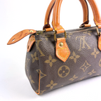Louis Vuitton Nano Speedy Mini HL Cloth Handbag