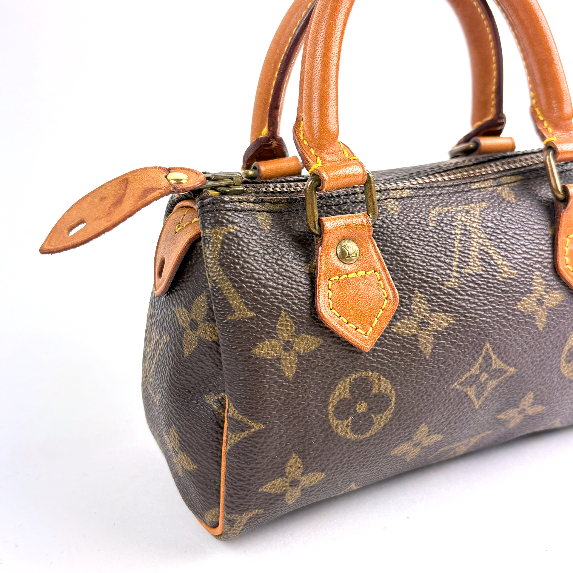 Louis Vuitton Nano Speedy Mini HL Cloth Handbag