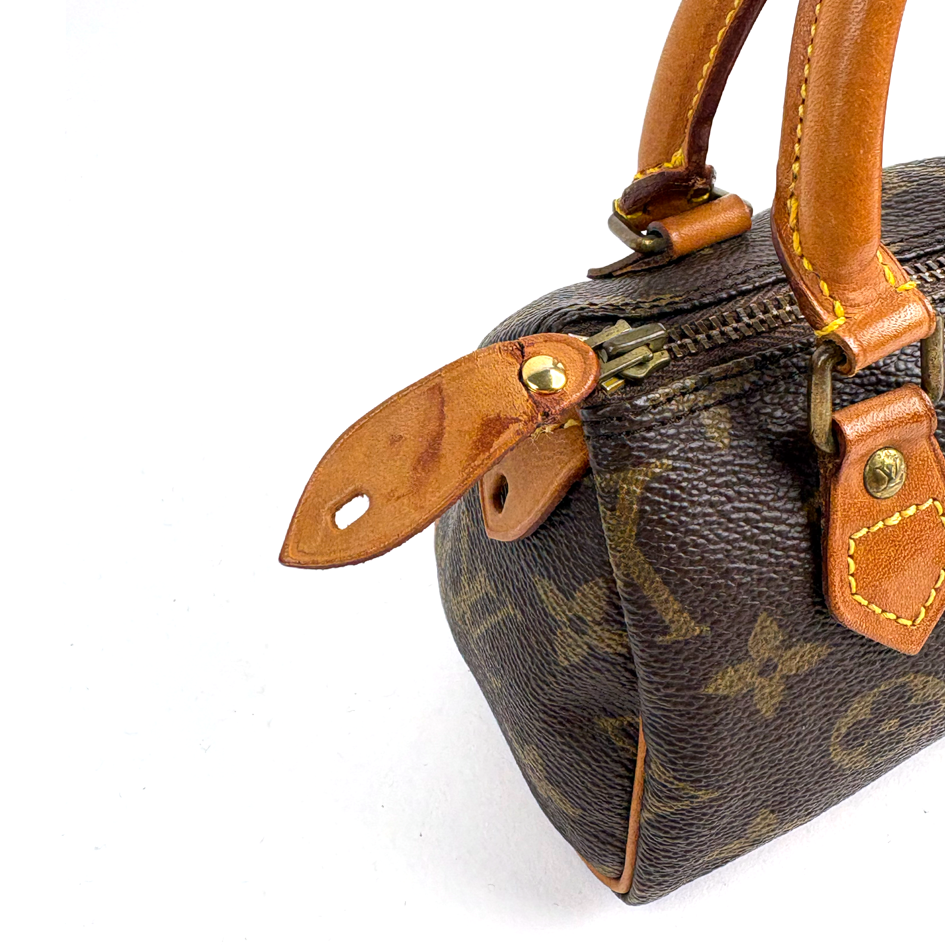 Louis Vuitton Nano Speedy Mini HL Cloth Handbag