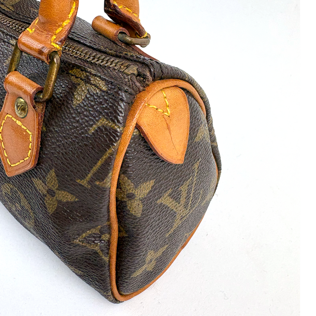 Louis Vuitton Nano Speedy Mini HL Cloth Handbag