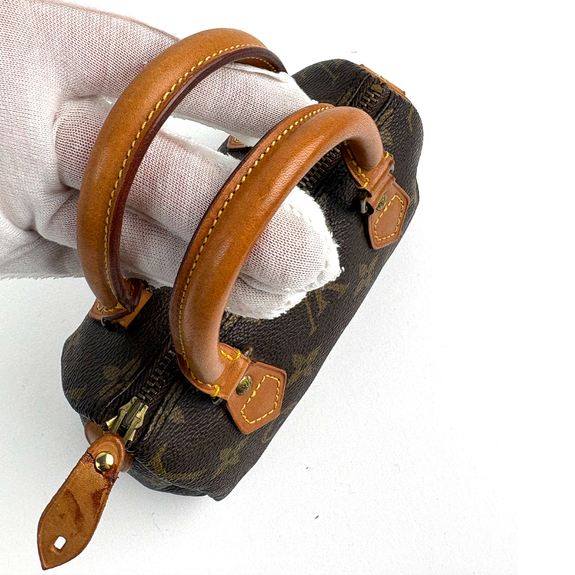 Louis Vuitton Nano Speedy Mini HL Cloth Handbag