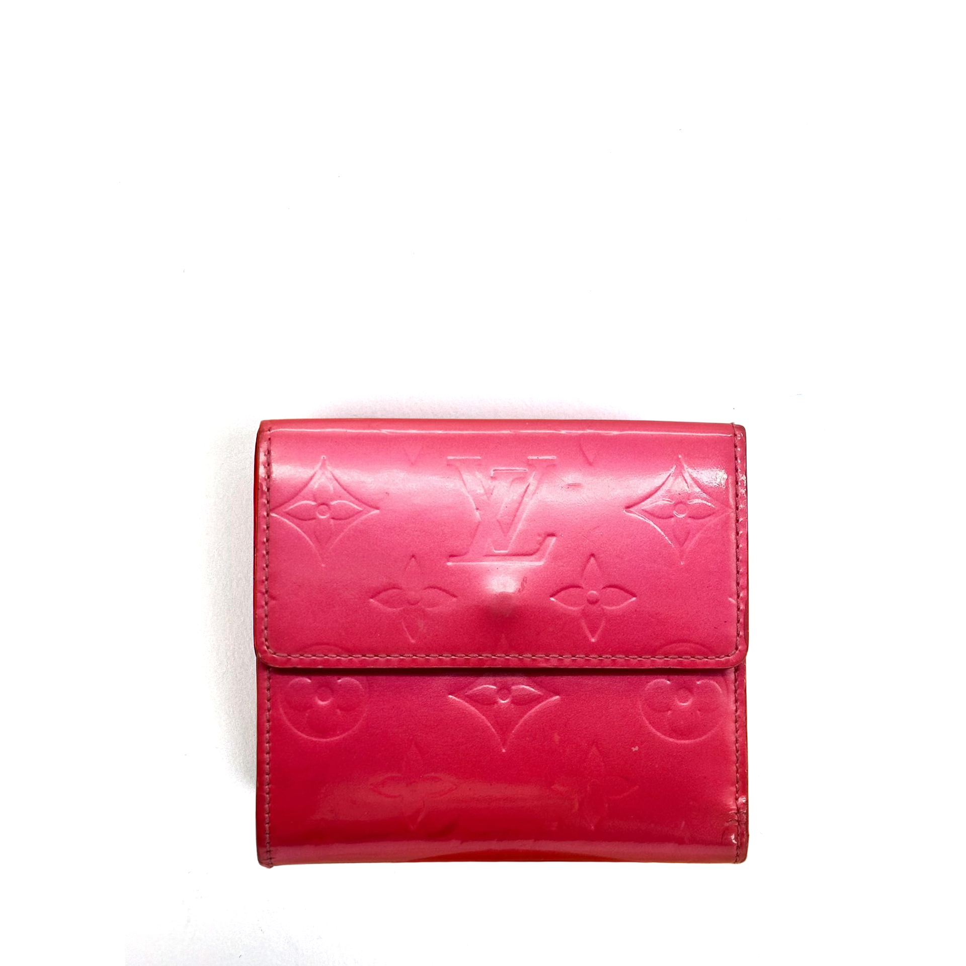 Louis Vuitton Framboise Monogram Vernis Elise Wallet