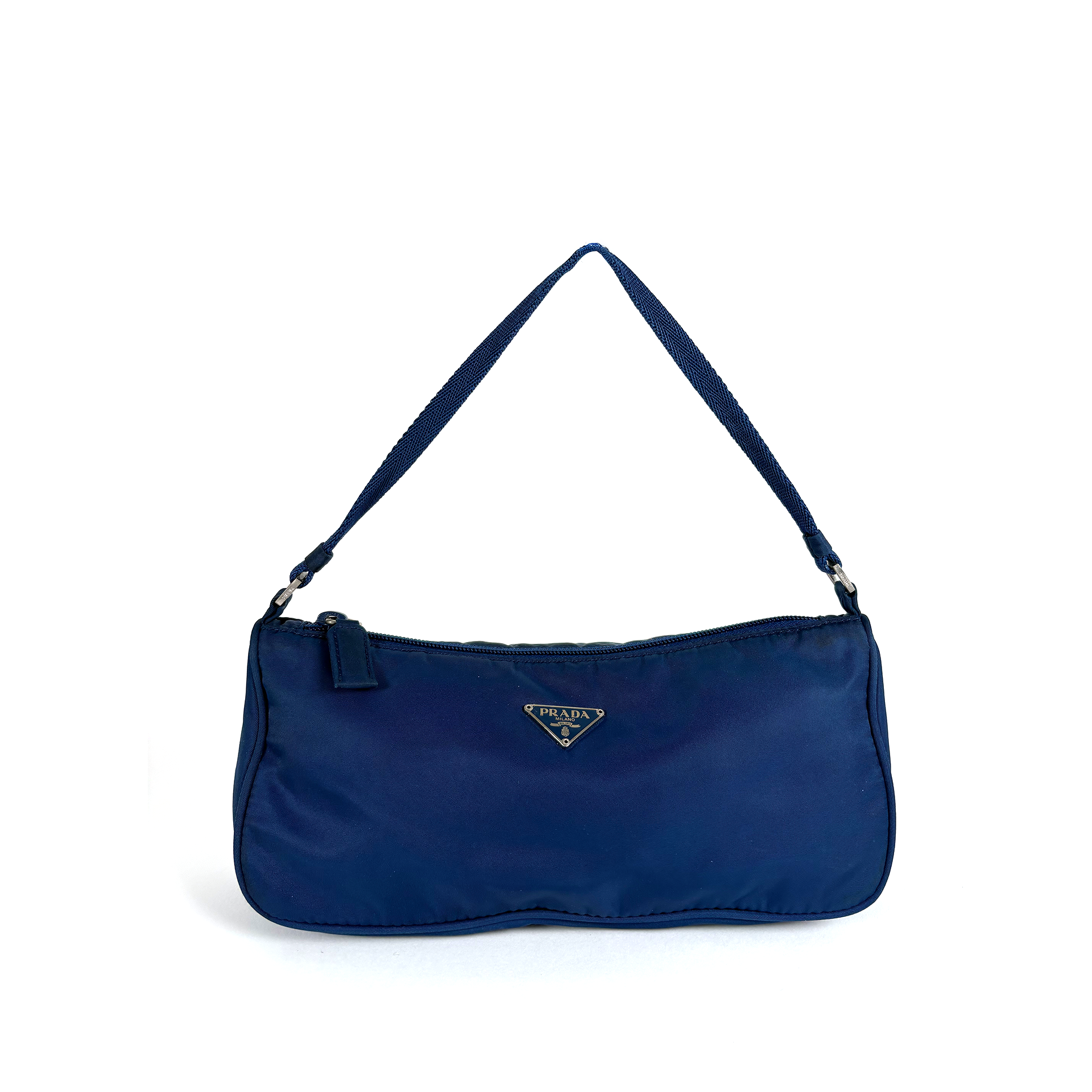 Prada Nylon Pochette Royal Blue