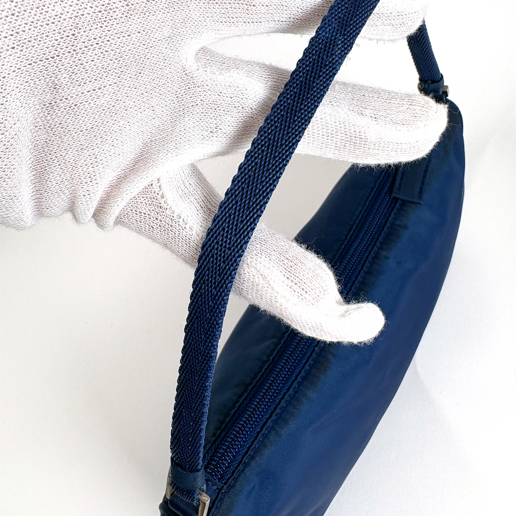 Prada Nylon Pochette Royal Blue