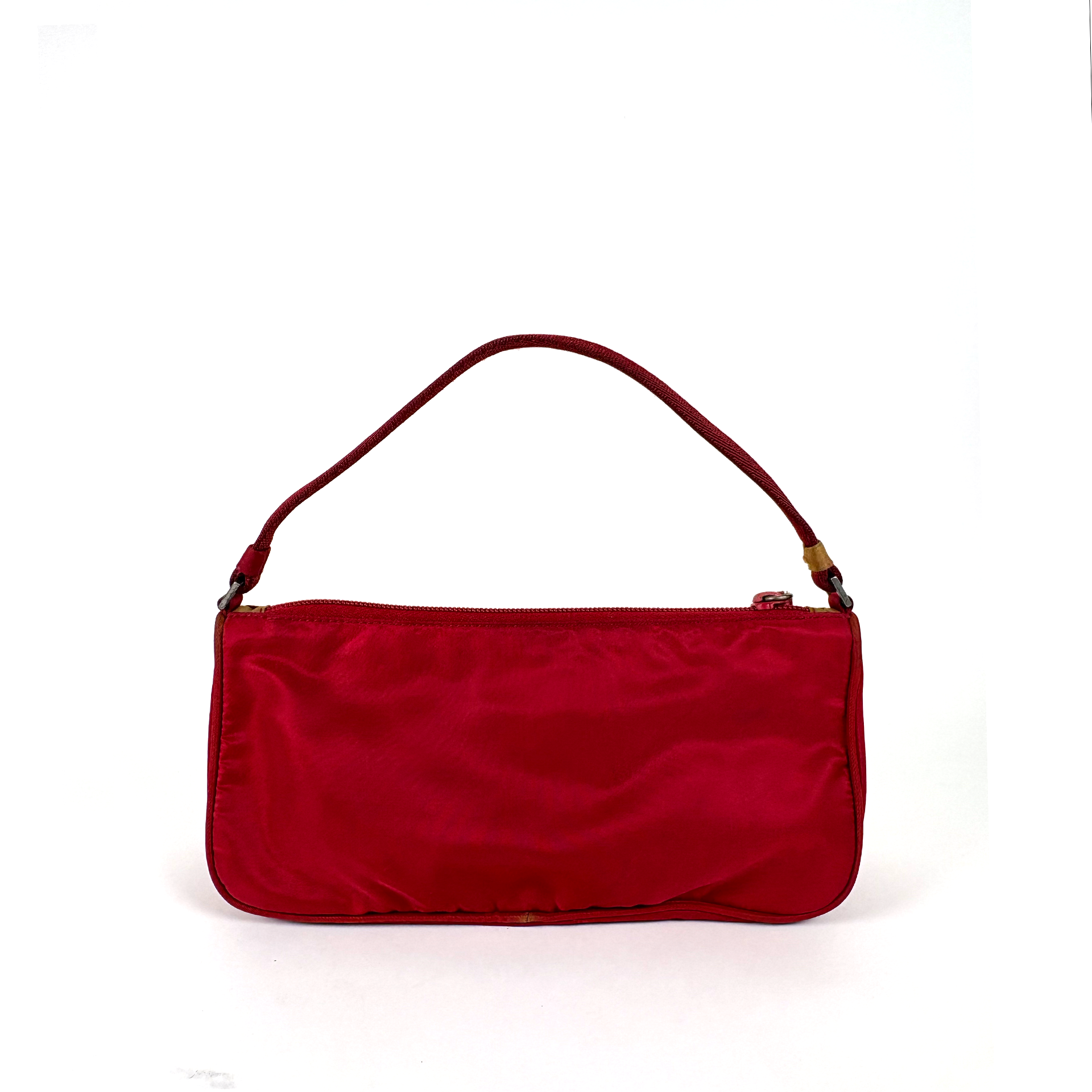 Prada Nylon Shoulder Pochette Red