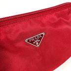 Prada Nylon Shoulder Pochette Red