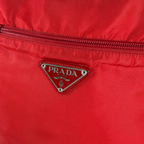 Prada Tessuto Nylon Crossbody Red