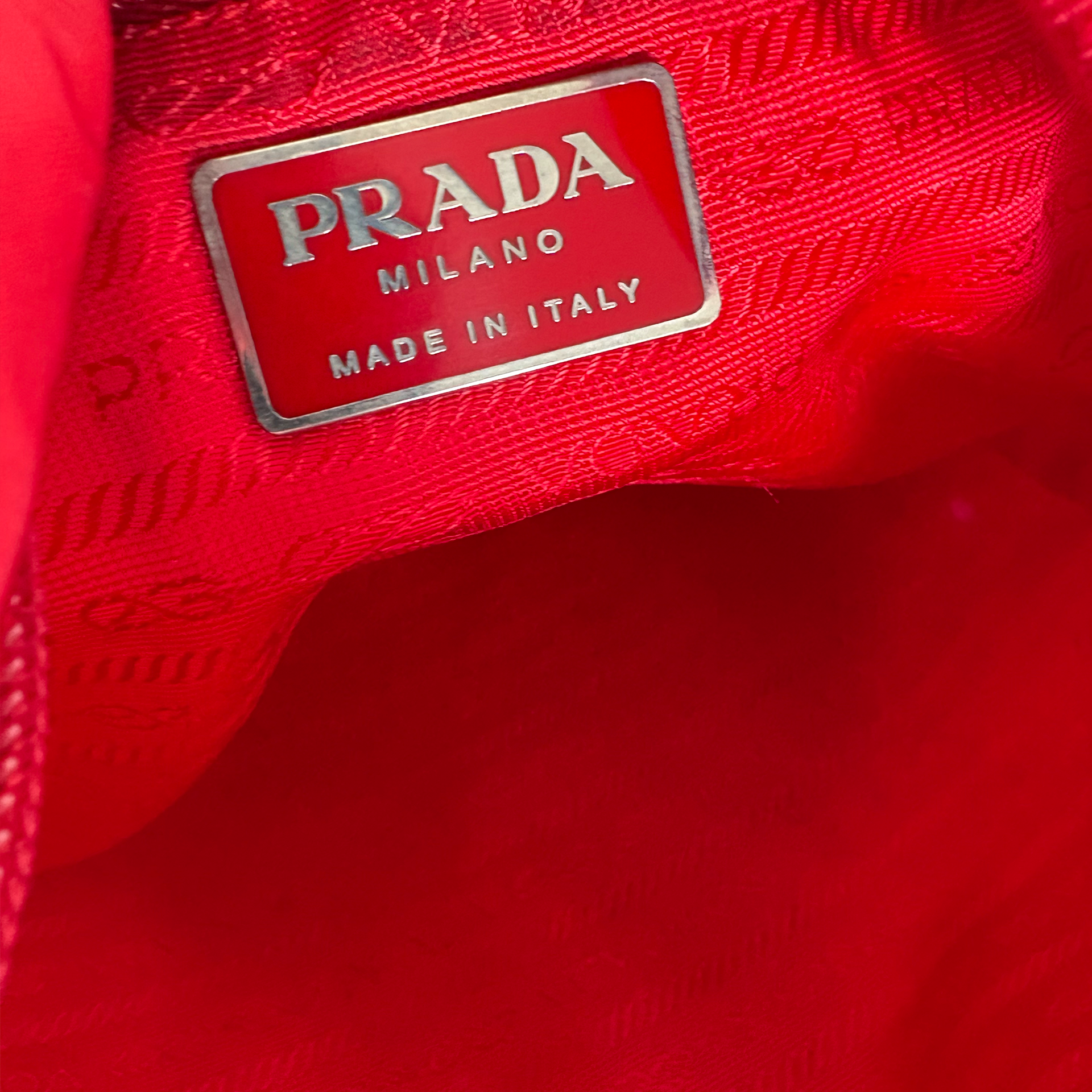 Prada Tessuto Nylon Crossbody Red