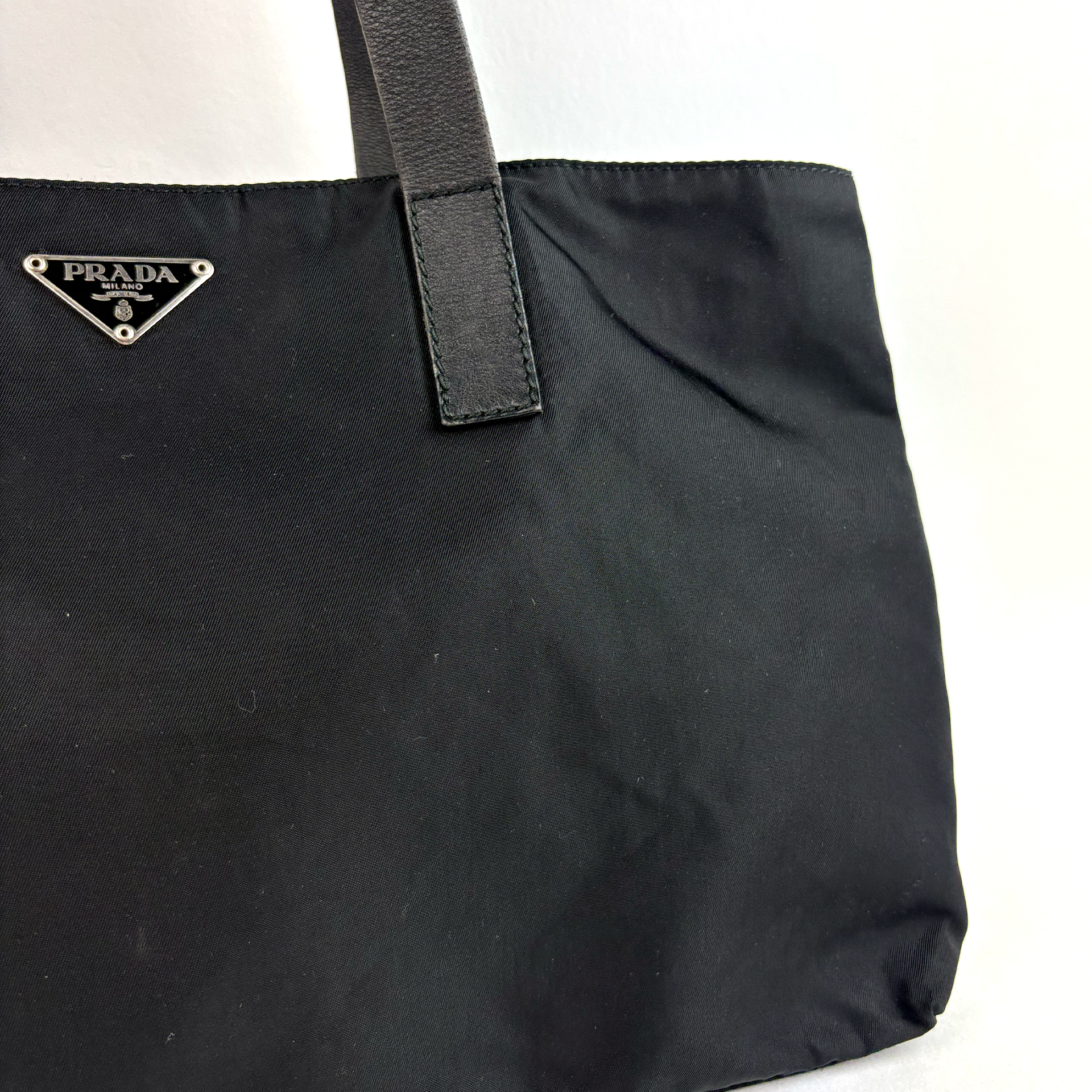 Prada Nylon Tote Black