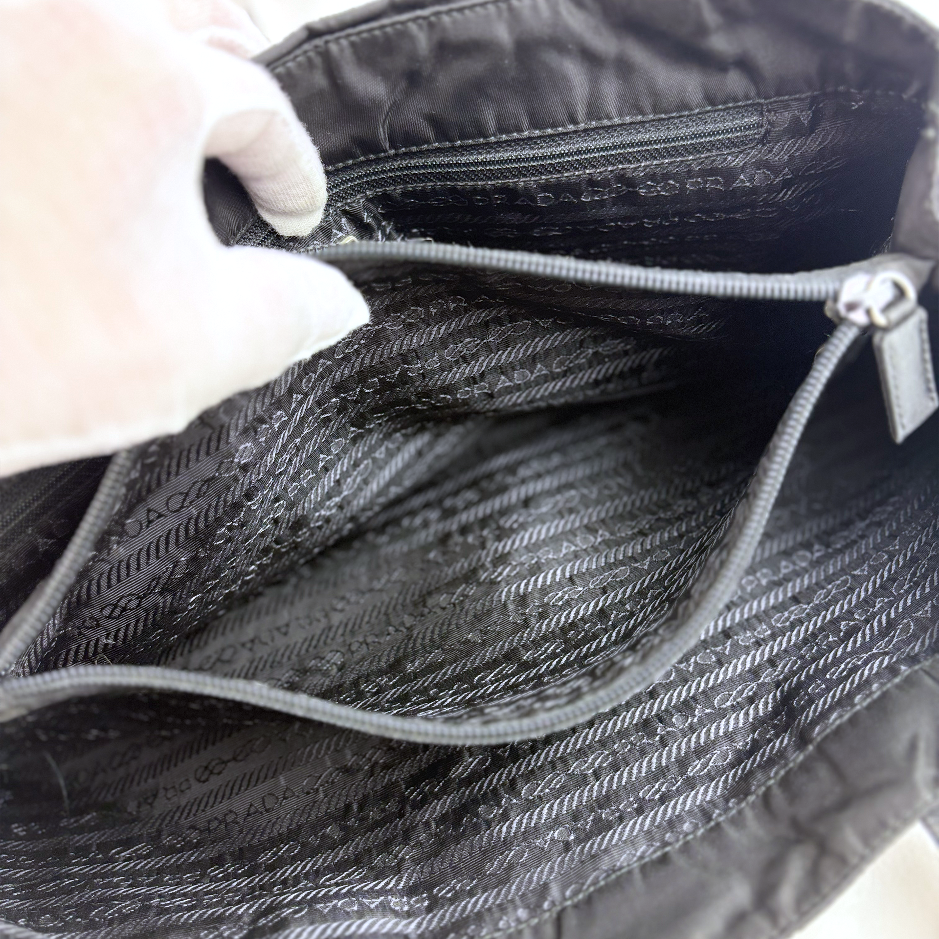 Prada Nylon Tote Black