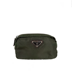Prada Nylon Toilet Pouch Olive Green
