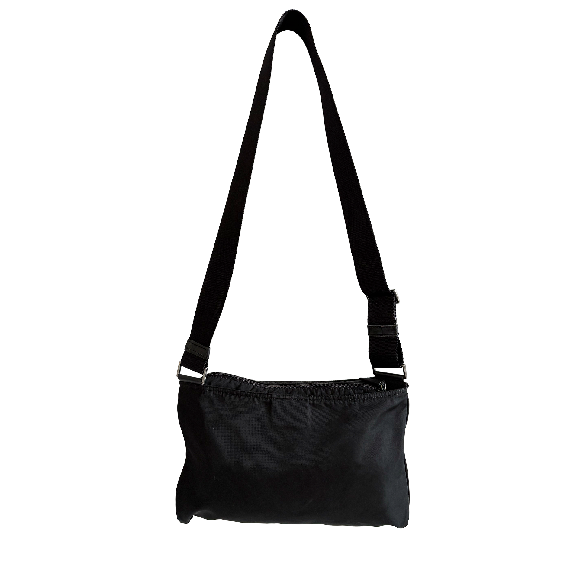 Prada Nylon Shoulder Bag Black