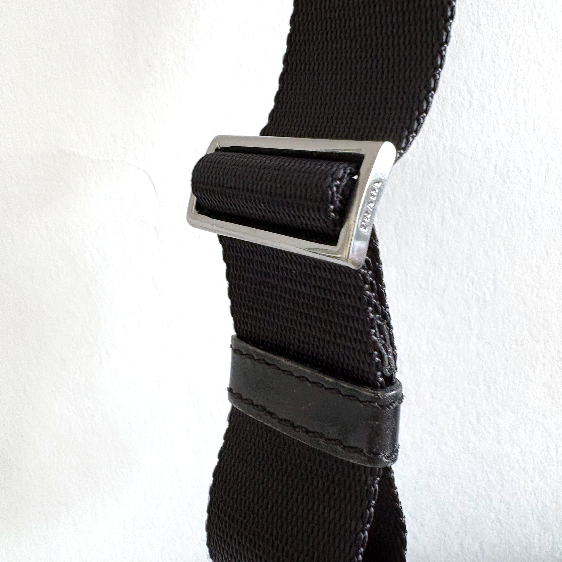 Prada Nylon Shoulder Bag Black