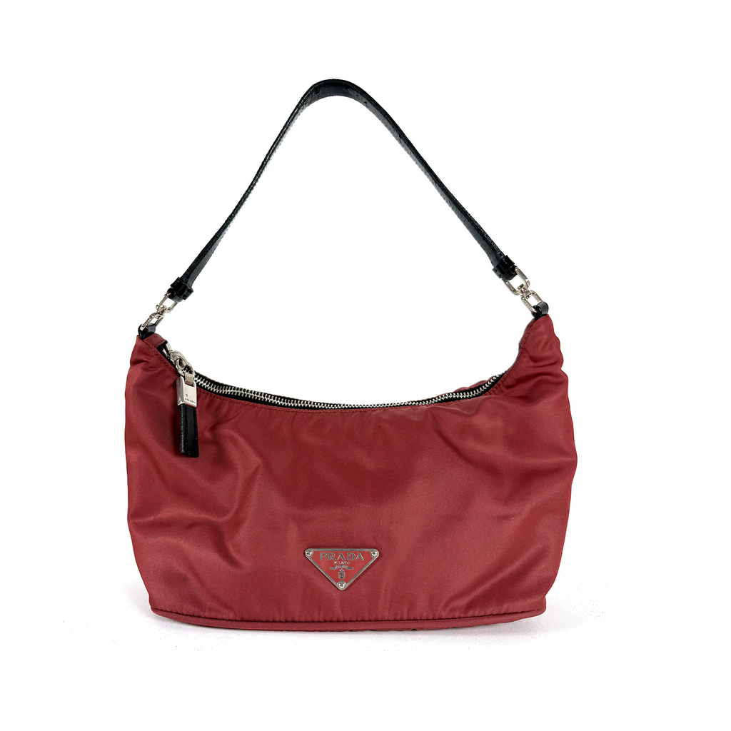 Prada Tessuto Nylon Shoulder Old Pink