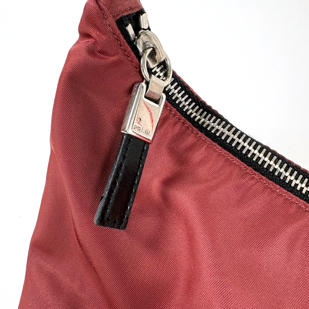 Prada Tessuto Nylon Shoulder Old Pink