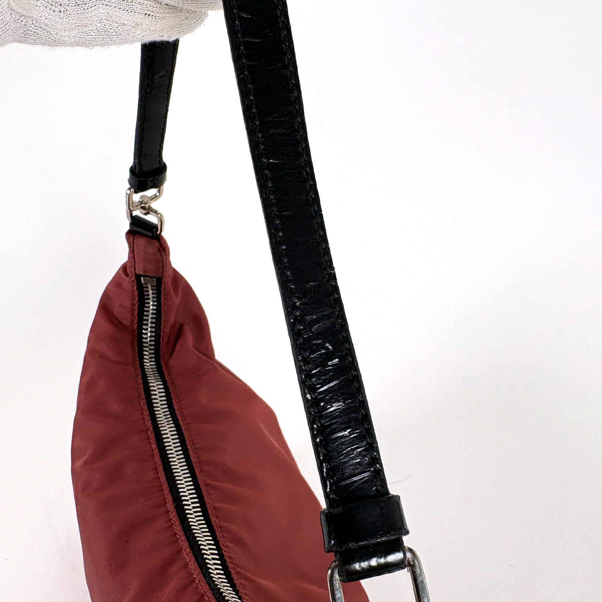 Prada Tessuto Nylon Shoulder Old Pink