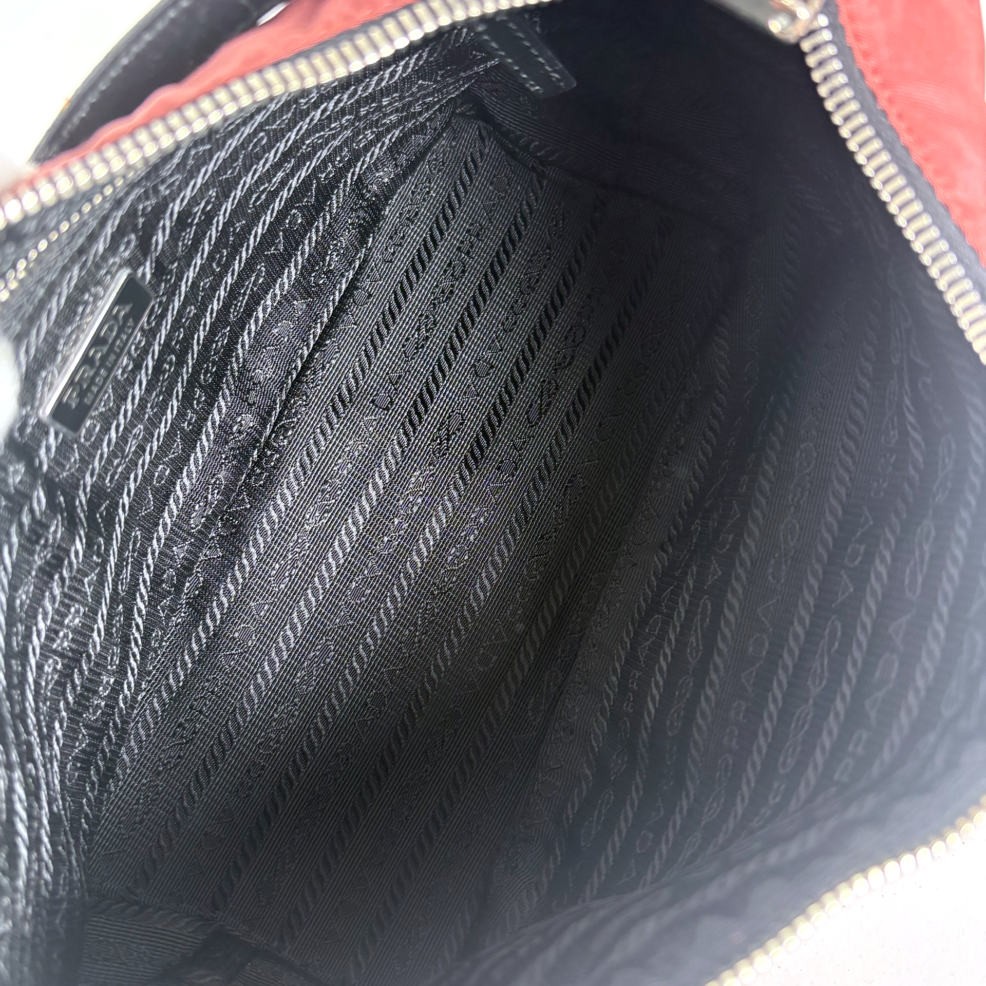 Prada Tessuto Nylon Shoulder Old Pink