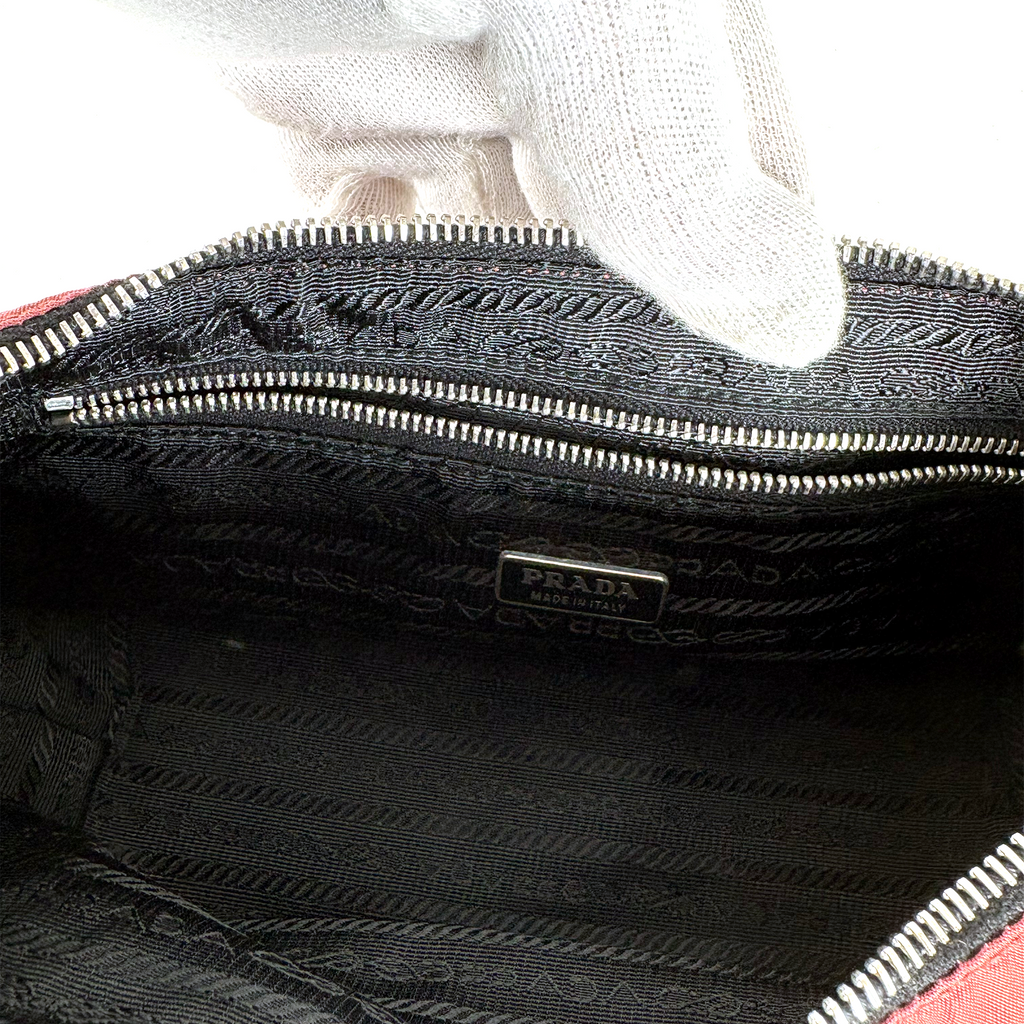 Prada Tessuto Nylon Shoulder Old Pink