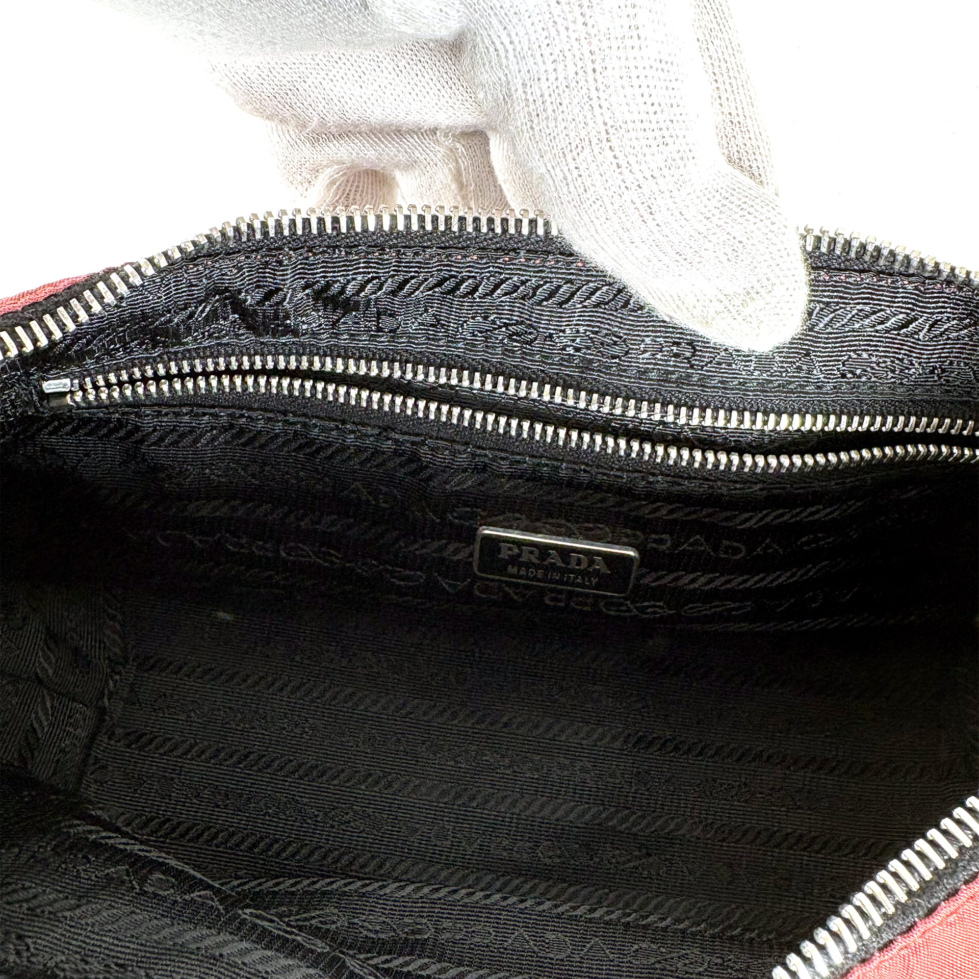Prada Tessuto Nylon Shoulder Old Pink